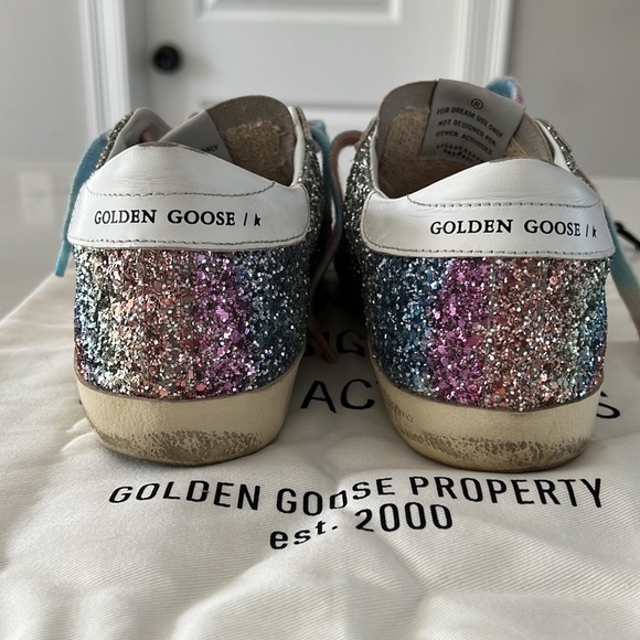 Golden Goose Superstar Glitter Low-Top Sneaker - Picture 9 of 12